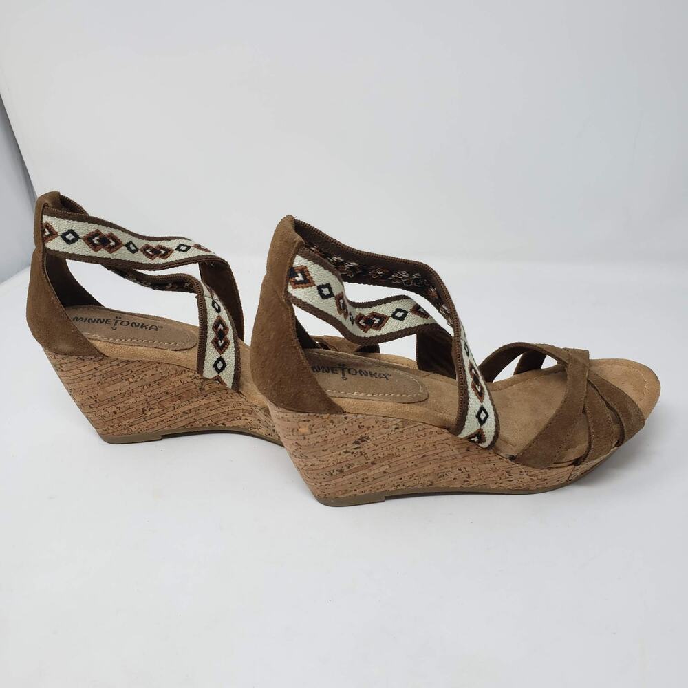 NEW! Minnetonka Wedge Sandal - 7 - Picture 5 of 7